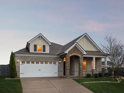 a front view of house with yard