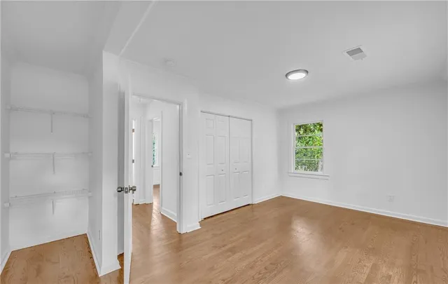 a view of an empty room