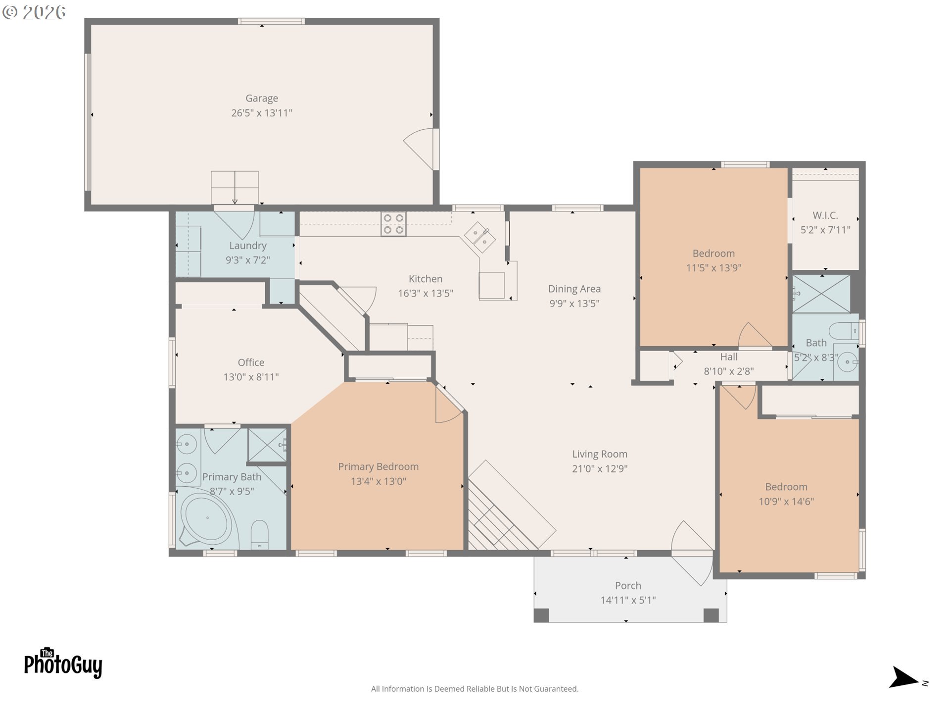 1384 David Avenue Eugene, OR 97404 - Photo 25 of 25 Floor Plan