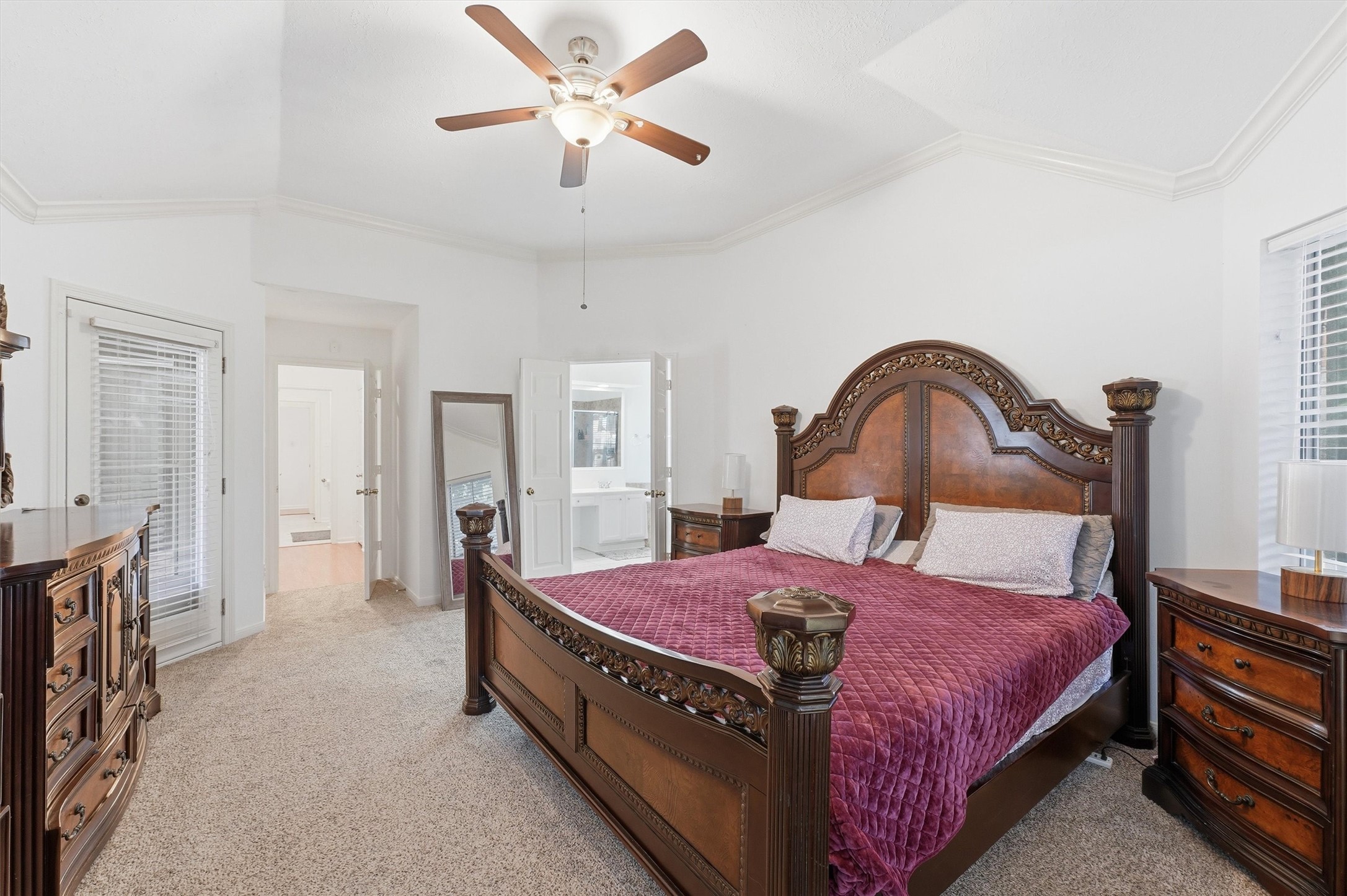 18811 Racquet Sports Way Humble, TX 77346 - Photo 21 of 28 Primary bedroom has a door that leads to the covered patio.