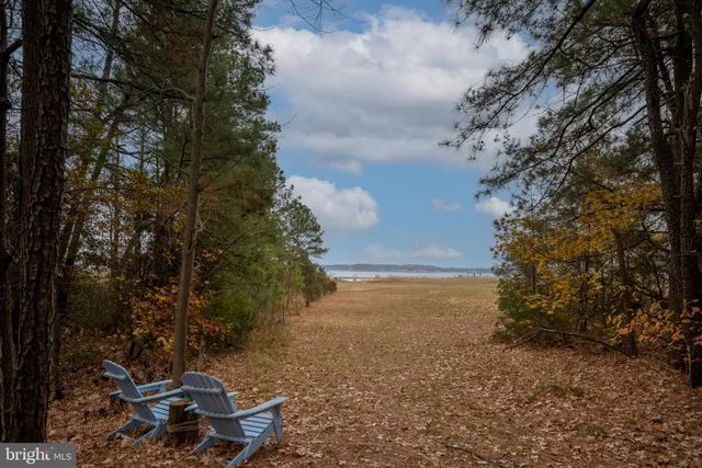 a big house with a big yard and large trees