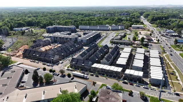 a view of a building from window
