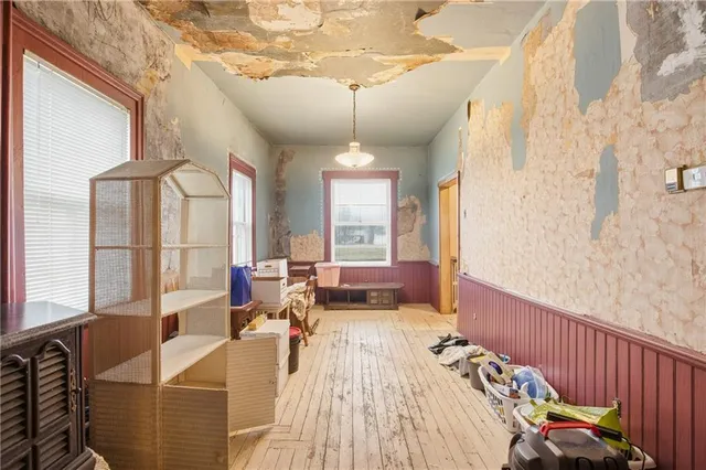 a very nice looking room with a large window