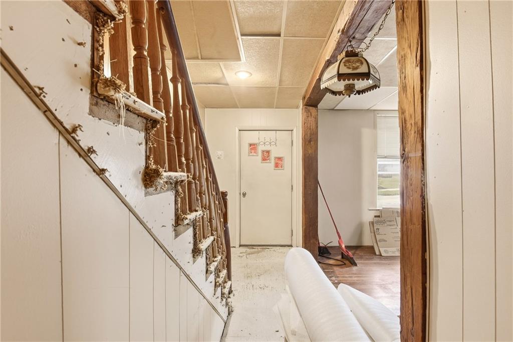 119 Union Street Salisbury, PA 15558 - Photo 8 of 33 a view of staircase with railing and white walls