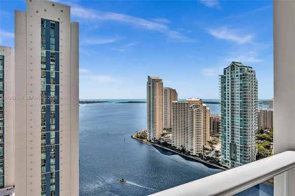 a view of balcony with city view