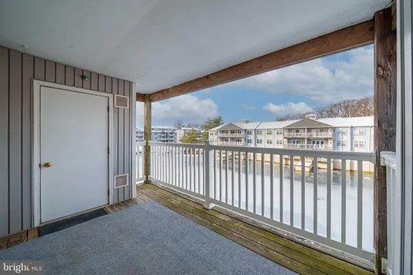 a view of a balcony
