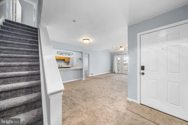 a view of an empty room