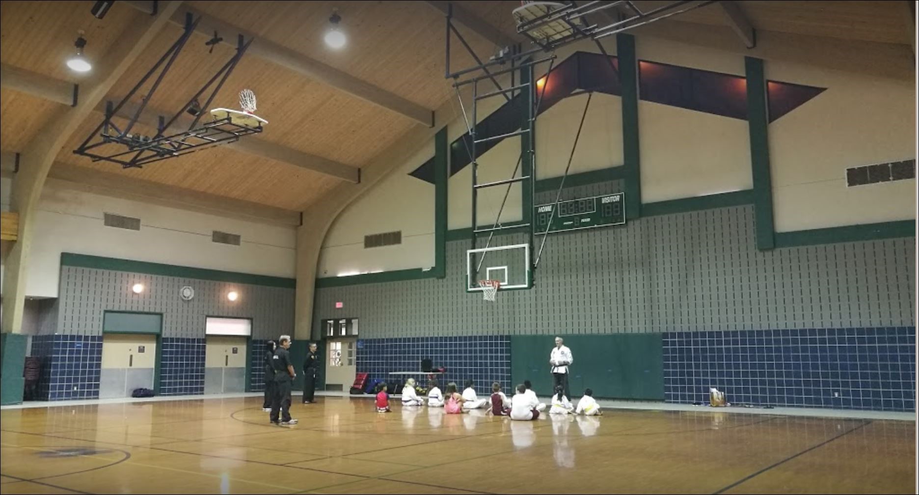 5213 Linden Street Bellaire, TX 77401 - Photo 12 of 18 a view of a indoor basketball court
