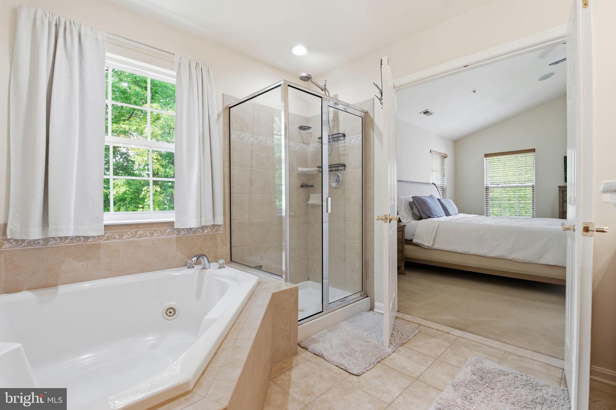 800 Rustic Court Perryville, MD 21903 - Photo 27 of 35 a bathroom with a tub a sink and a large mirror