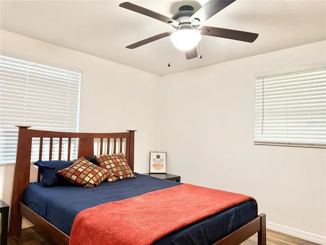 a workspace with furniture and lamp