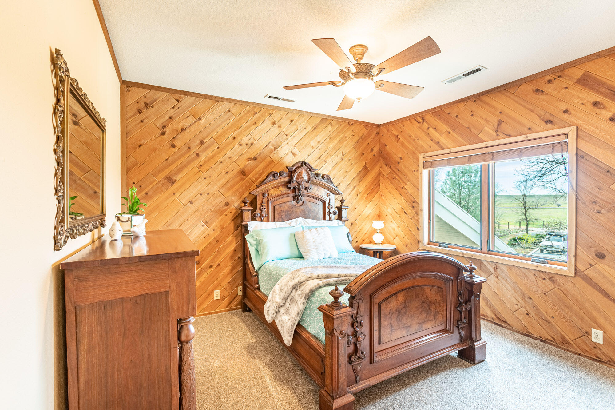 23848 Springwood Way Millville, CA 96062 - Photo 35 of 99 a bed room with a bed and a window