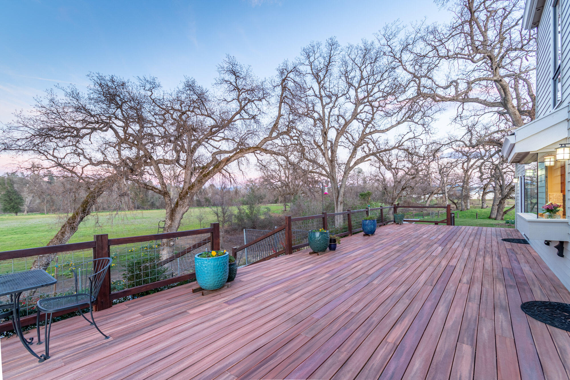 23848 Springwood Way Millville, CA 96062 - Photo 43 of 99 Back deck twighlight