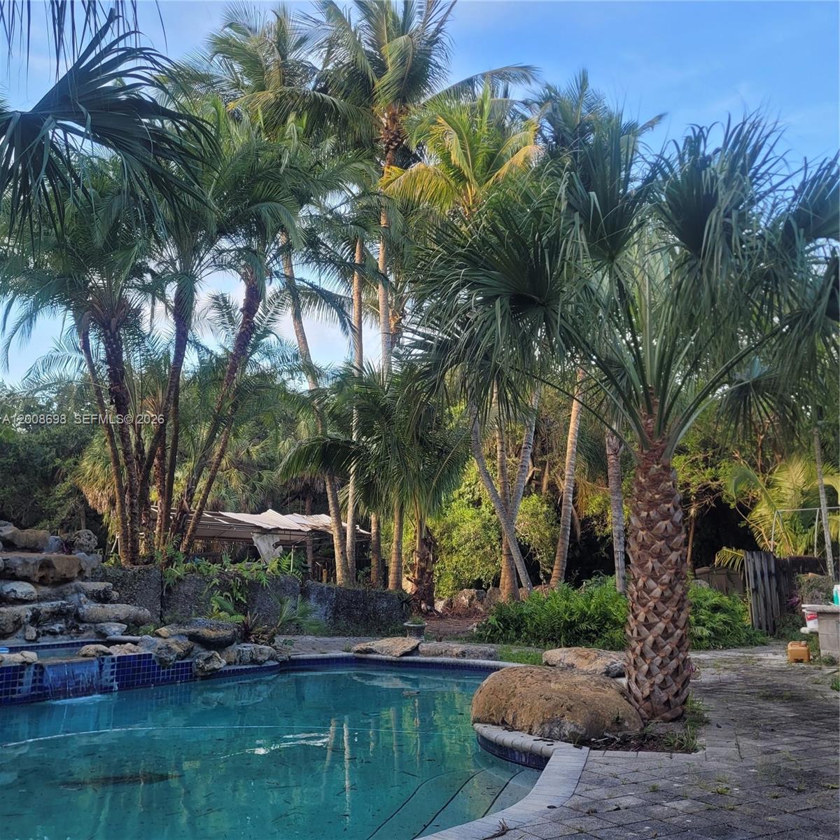 8339 Southwest 112th Street Miami, FL 33156 - Photo 12 of 30 a view of a yard with plants and trees