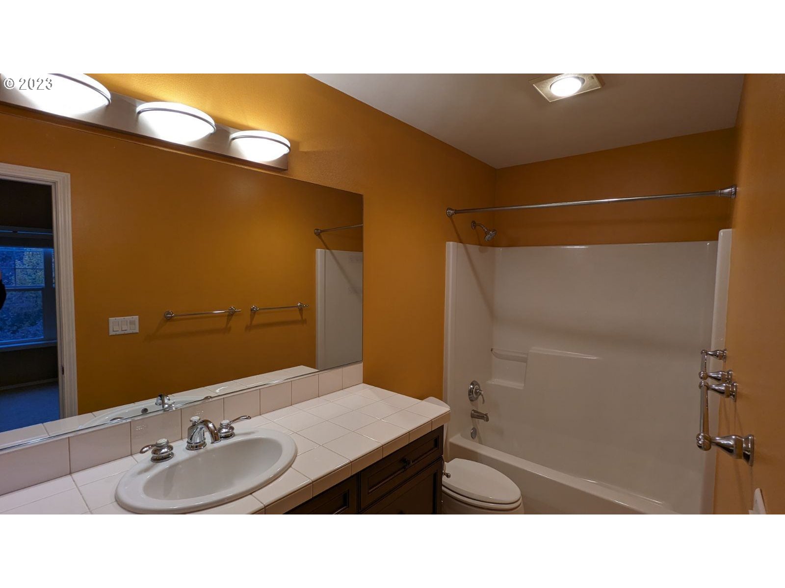 2030 Northwest Fargo Loop Camas, WA 98607 - Photo 15 of 30 a bathroom with a sink and a mirror