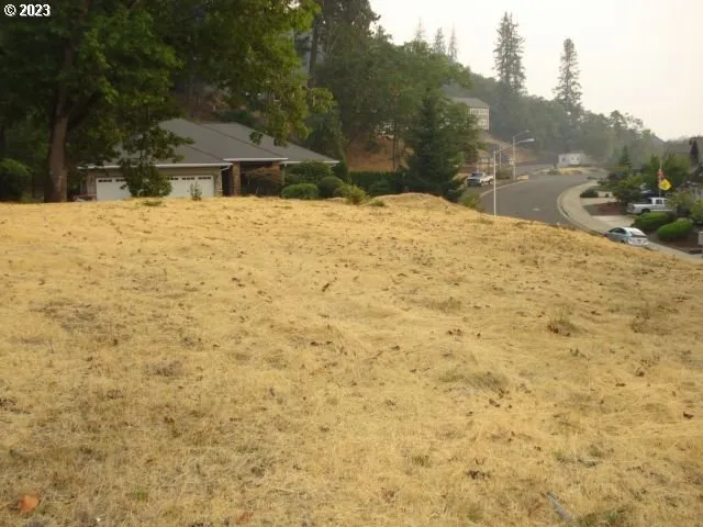 a view of white house with a yard covered with snow