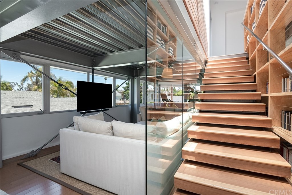 1149 Pine Avenue Manhattan Beach, CA 90266 - Photo 24 of 48 a view of a livingroom with furniture and staircase