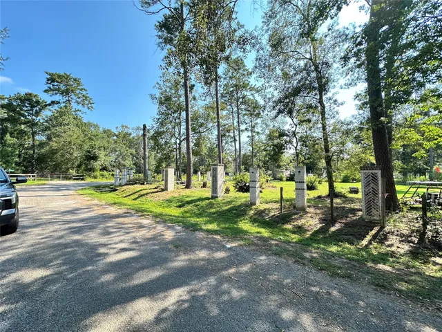 a view of a park with slide