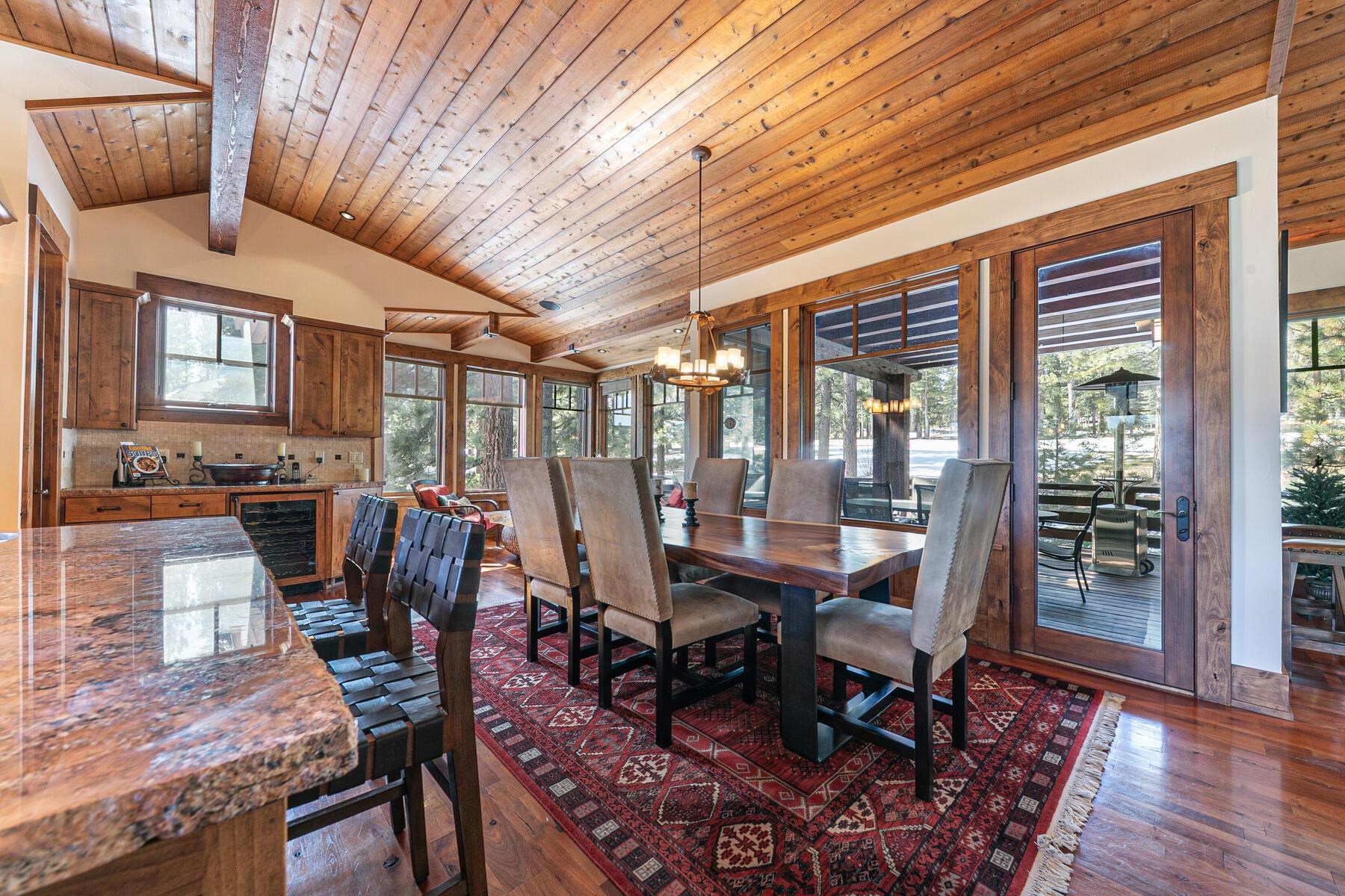 10234 Dick Barter Truckee, CA 96161 - Photo 8 of 28 a view of a dining room with furniture window and wooden floor