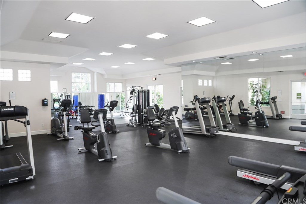 2243 Martin, Unit 314 Irvine, CA 92612 - Photo 67 of 75 a view of a room with gym equipment