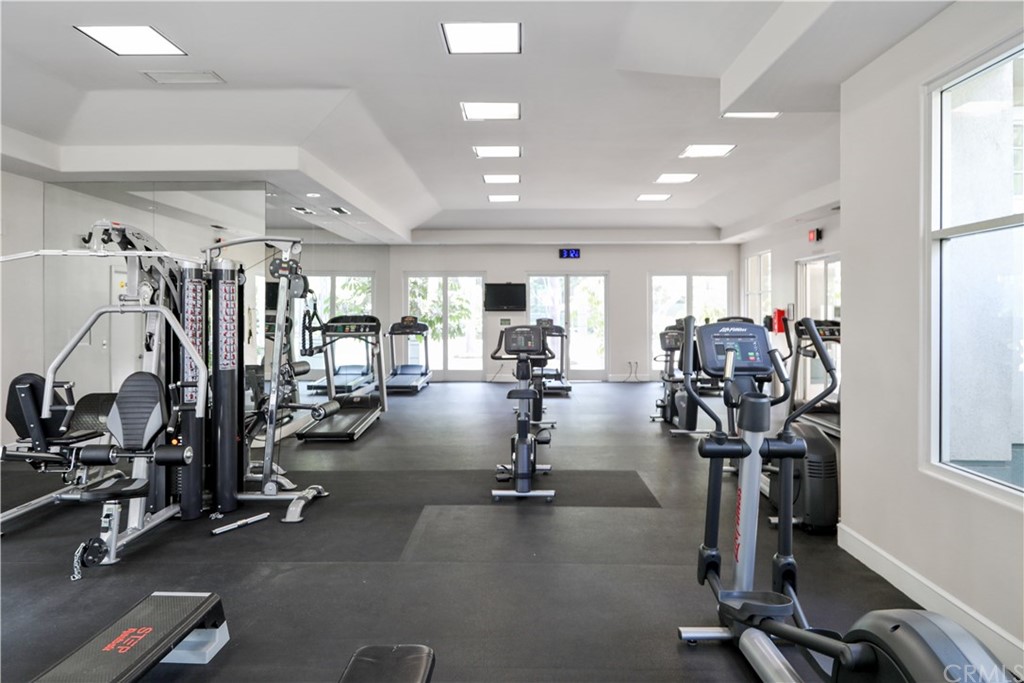 2243 Martin, Unit 314 Irvine, CA 92612 - Photo 69 of 75 a view of a room with gym equipment