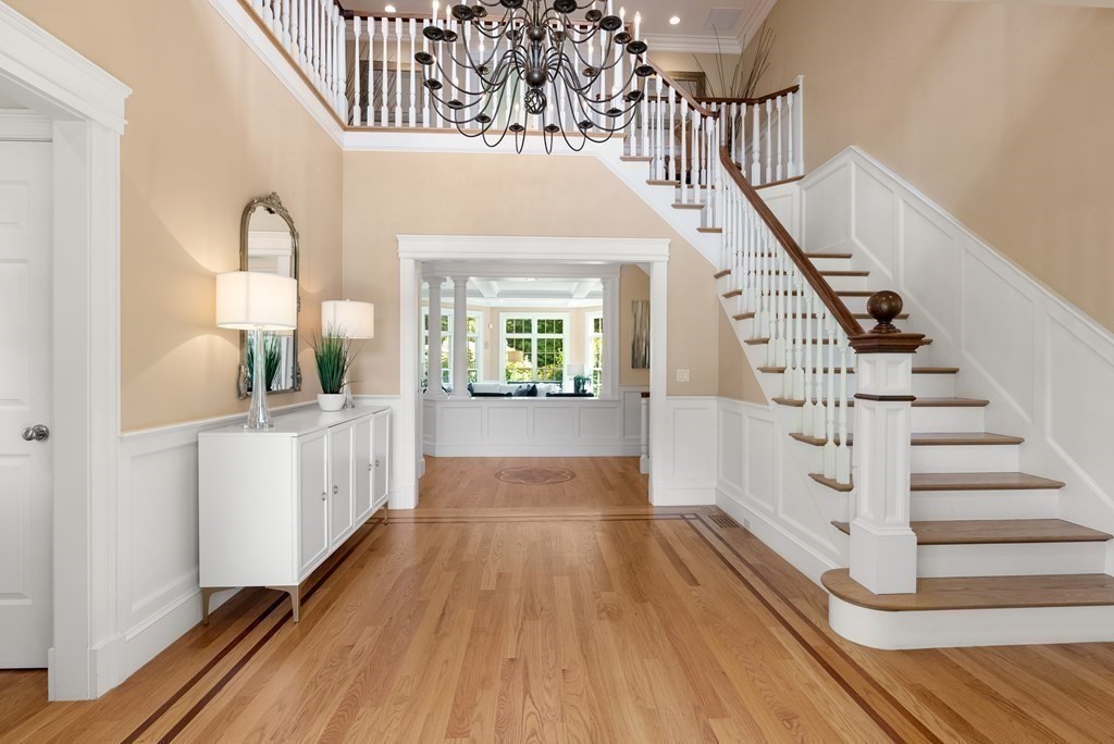 66 Goodnow Road Sudbury, MA 01776 - Photo 5 of 42 a view of entryway and hall with wooden floor