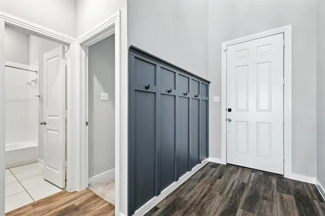 a view of an empty room