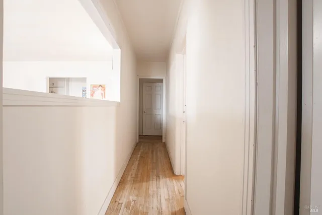 a room with furniture and a window