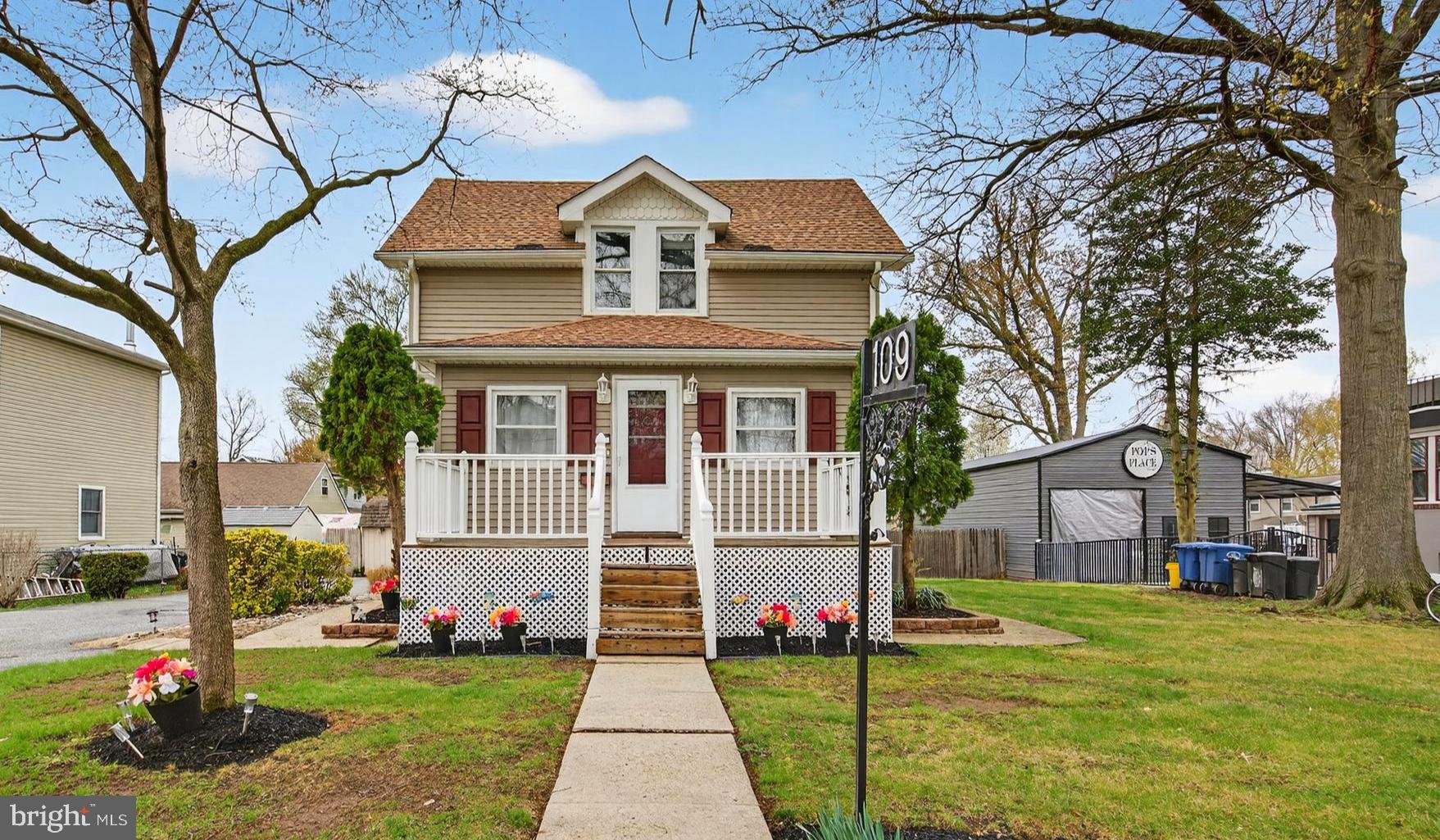 109 East Mill Road Maple Shade, NJ 08052 - Photo 1 of 31 Charming home with inviting porch.