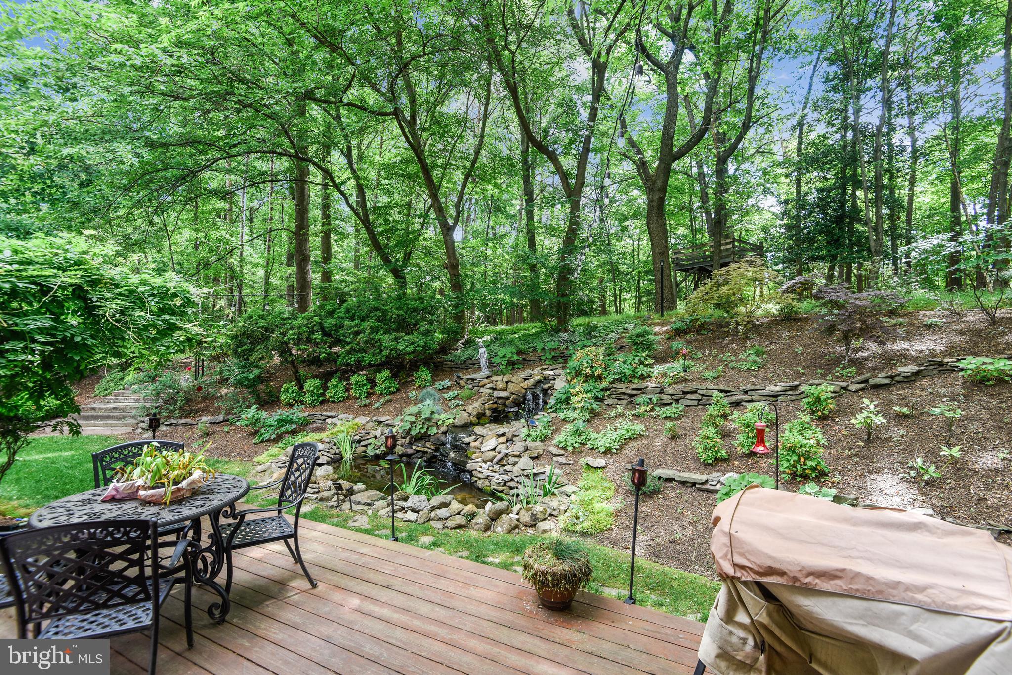 1515 Stuart Road Reston, VA 20194 - Photo 29 of 81 Beautiful Waterfall, Stone paths & TreeHouse