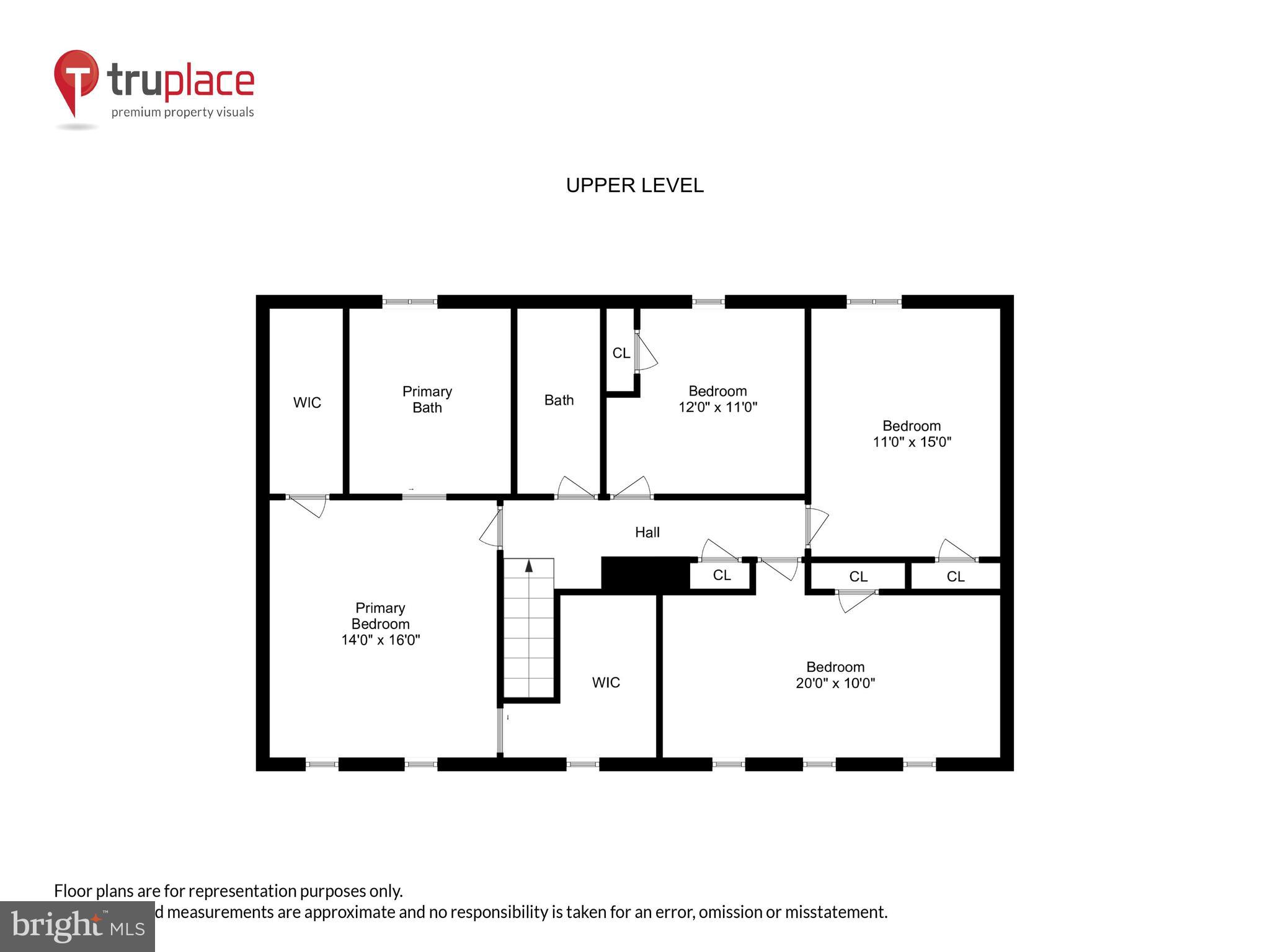 1515 Stuart Road Reston, VA 20194 - Photo 44 of 81 Upper-Lvl Floorpan w/all Hardwod Floors