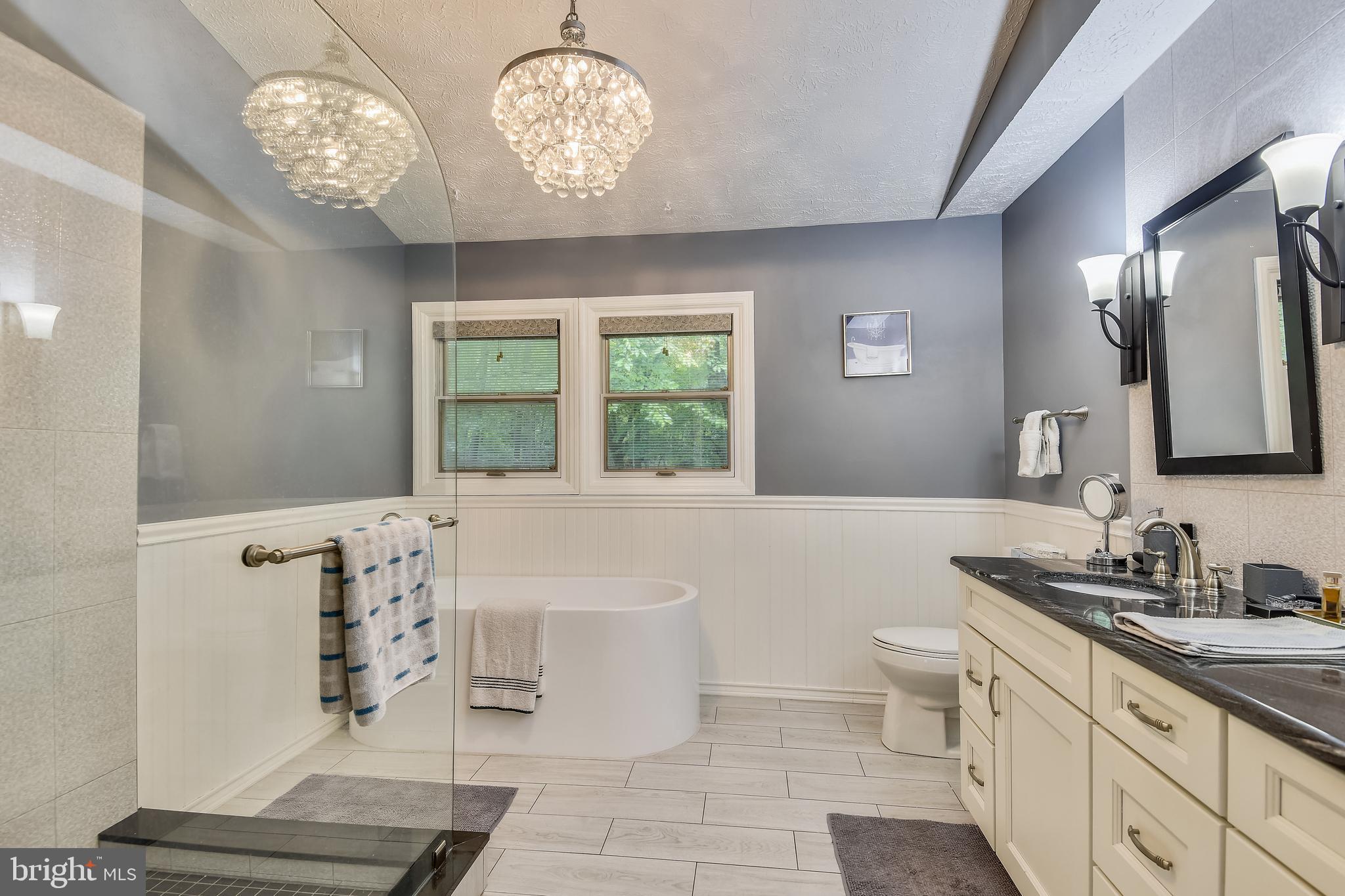 1515 Stuart Road Reston, VA 20194 - Photo 46 of 81 Updated primay bath w/mod tub, 2 sinks,, sep shwr