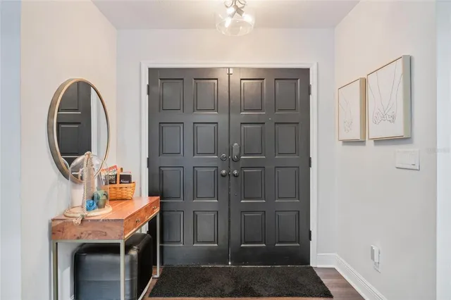 a room with storage and utility