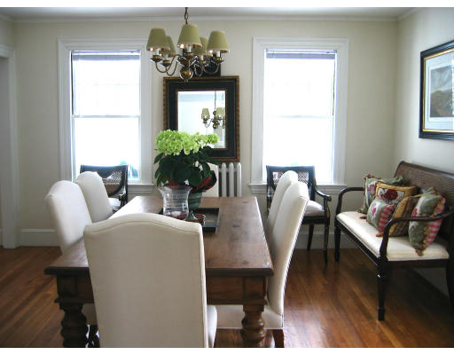 15 Trapelo Road Lincoln, MA 01773 - Photo 2 of 5 a view of a dining room with furniture window and wooden floor