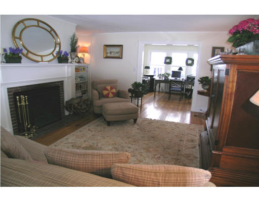 15 Trapelo Road Lincoln, MA 01773 - Photo 5 of 5 a living room with furniture and a fireplace