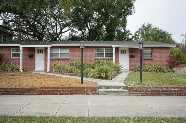 front view of house with a yard