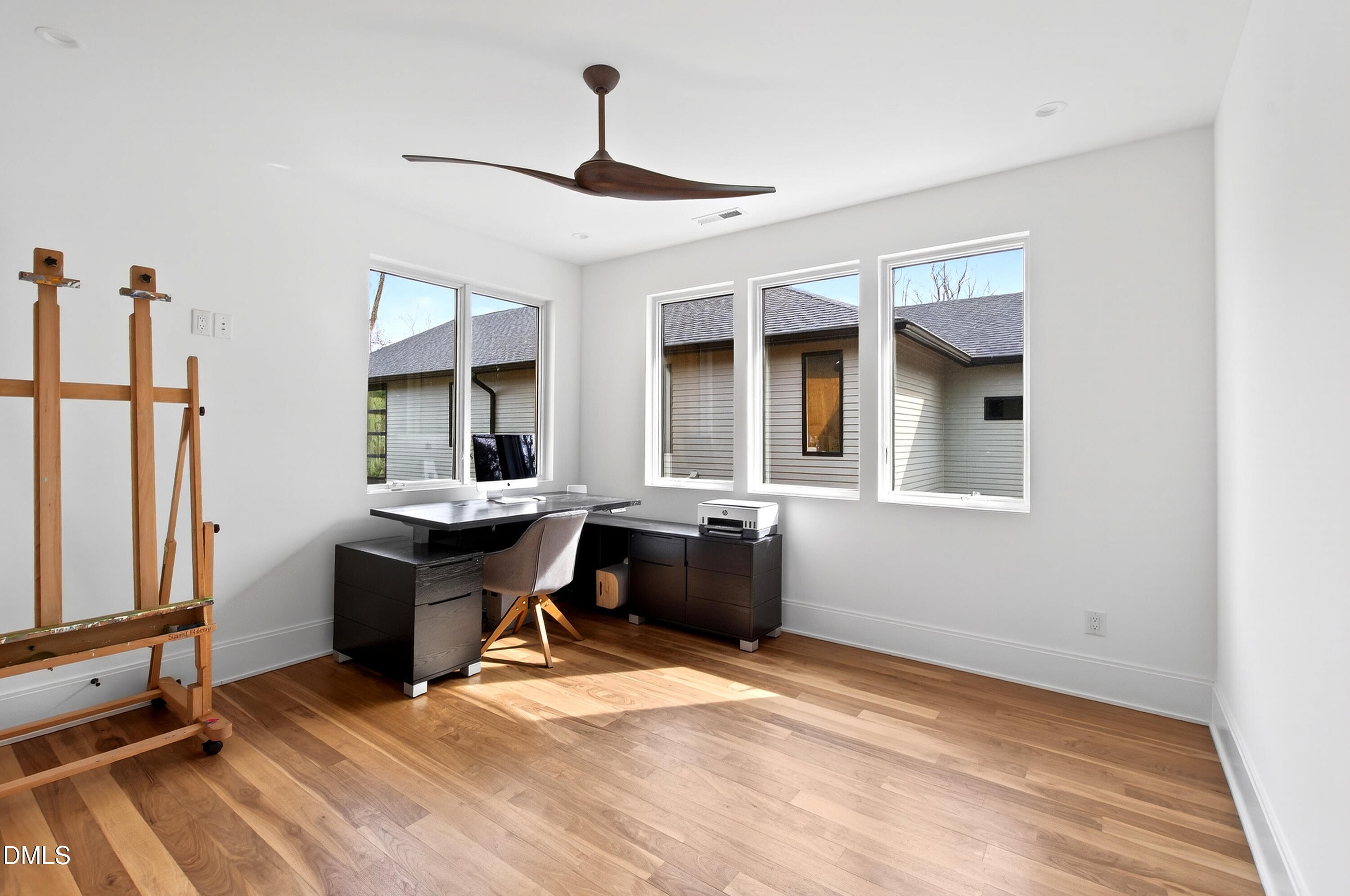 1617 Nottingham Road Raleigh, NC 27607 - Photo 44 of 76 a view of a workspace with furniture and a window
