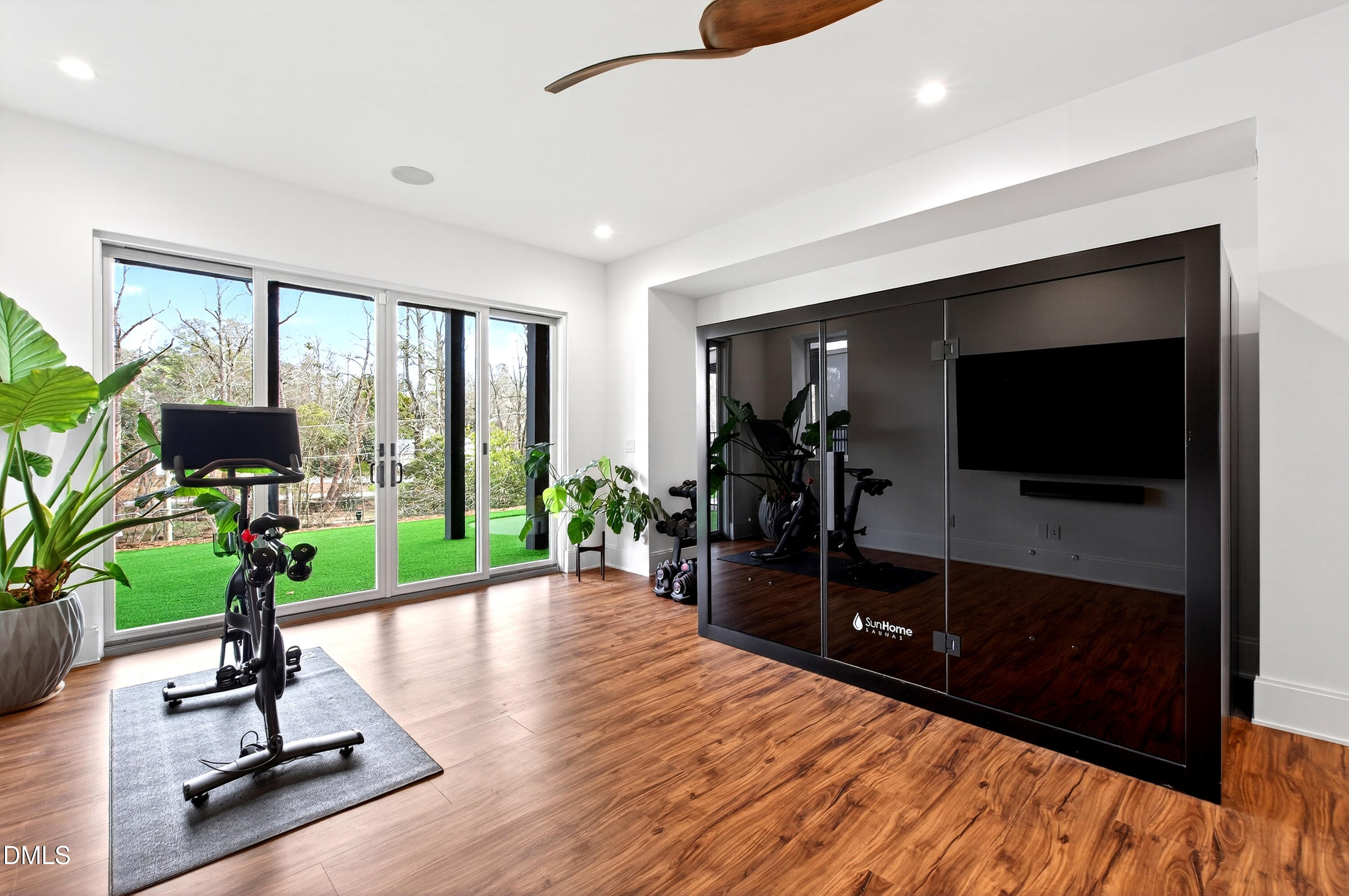 1617 Nottingham Road Raleigh, NC 27607 - Photo 54 of 76 a living room with furniture and a flat screen tv