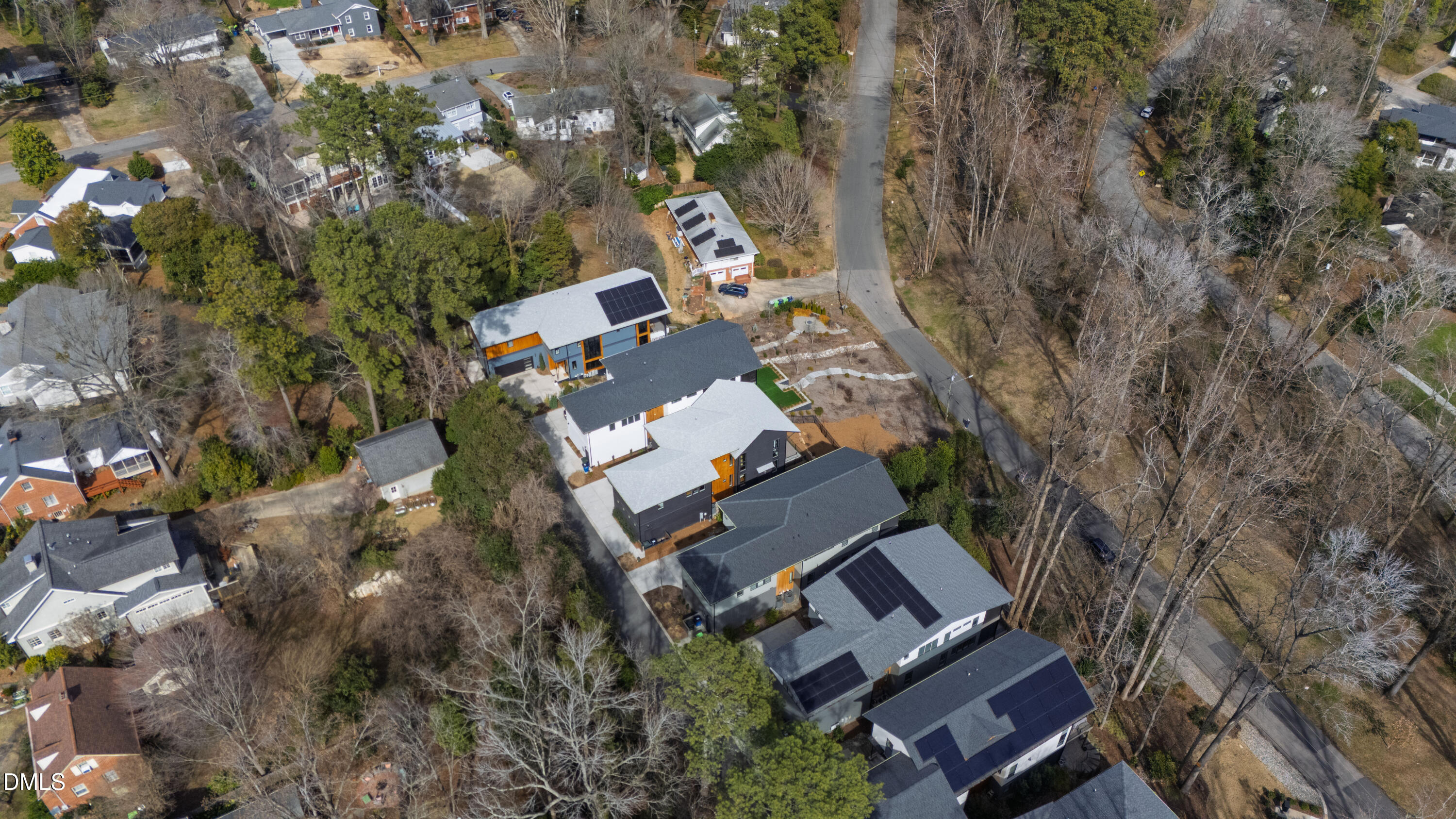 1617 Nottingham Road Raleigh, NC 27607 - Photo 65 of 76 an aerial view of a house with a yard