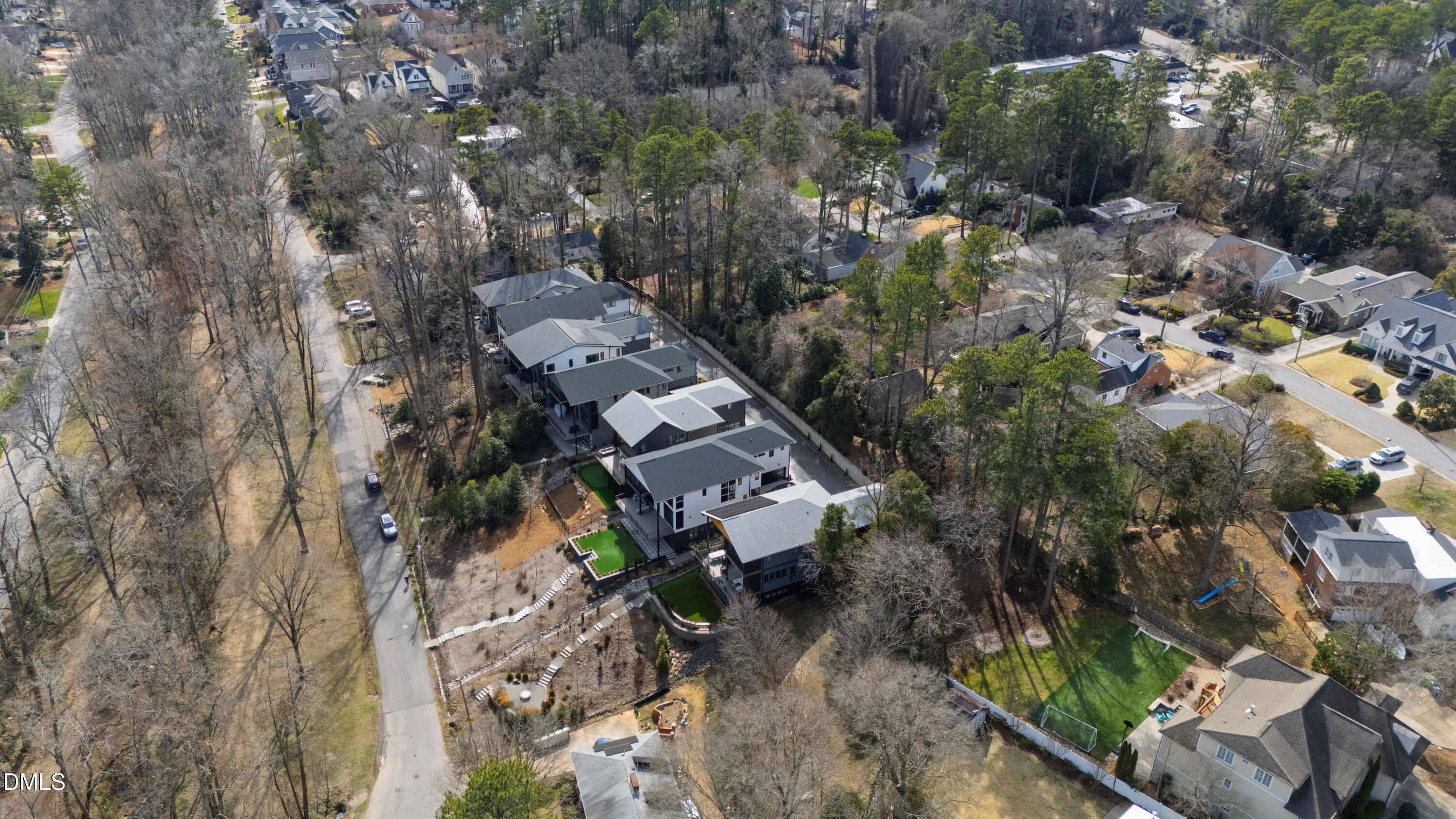 1617 Nottingham Road Raleigh, NC 27607 - Photo 69 of 76 an aerial view of multiple house
