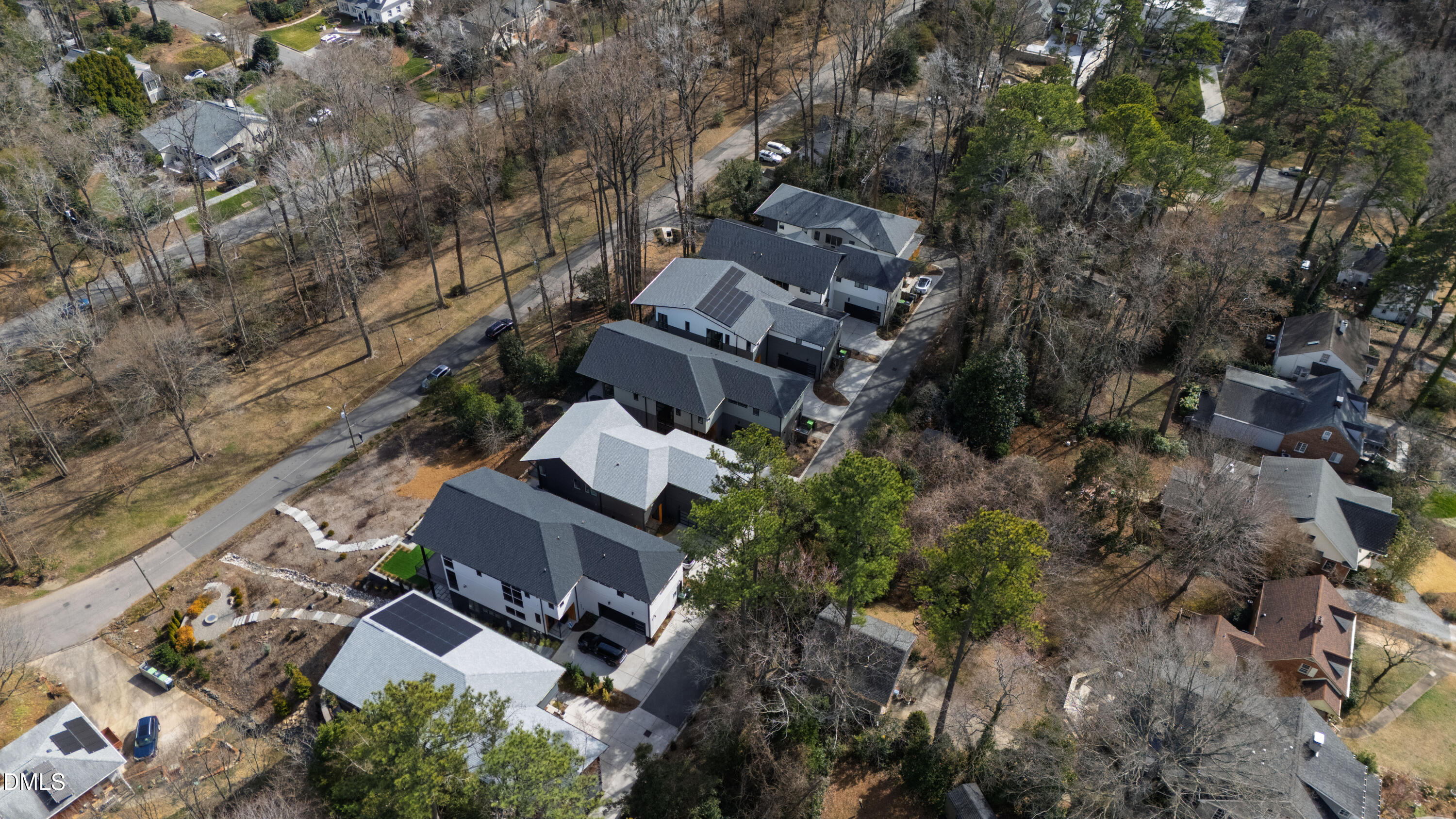 1617 Nottingham Road Raleigh, NC 27607 - Photo 70 of 76 an aerial view of a house with a yard
