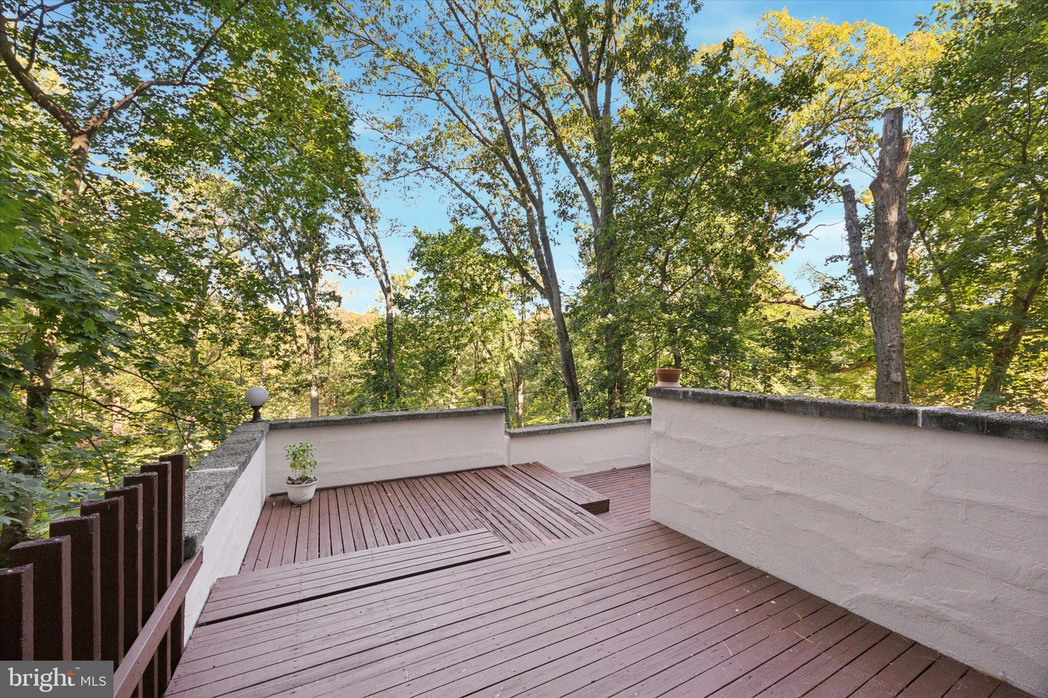 1430 Hopeland Road Wyncote, PA 19095 - Photo 33 of 37 a view of deck with wooden floor and fence