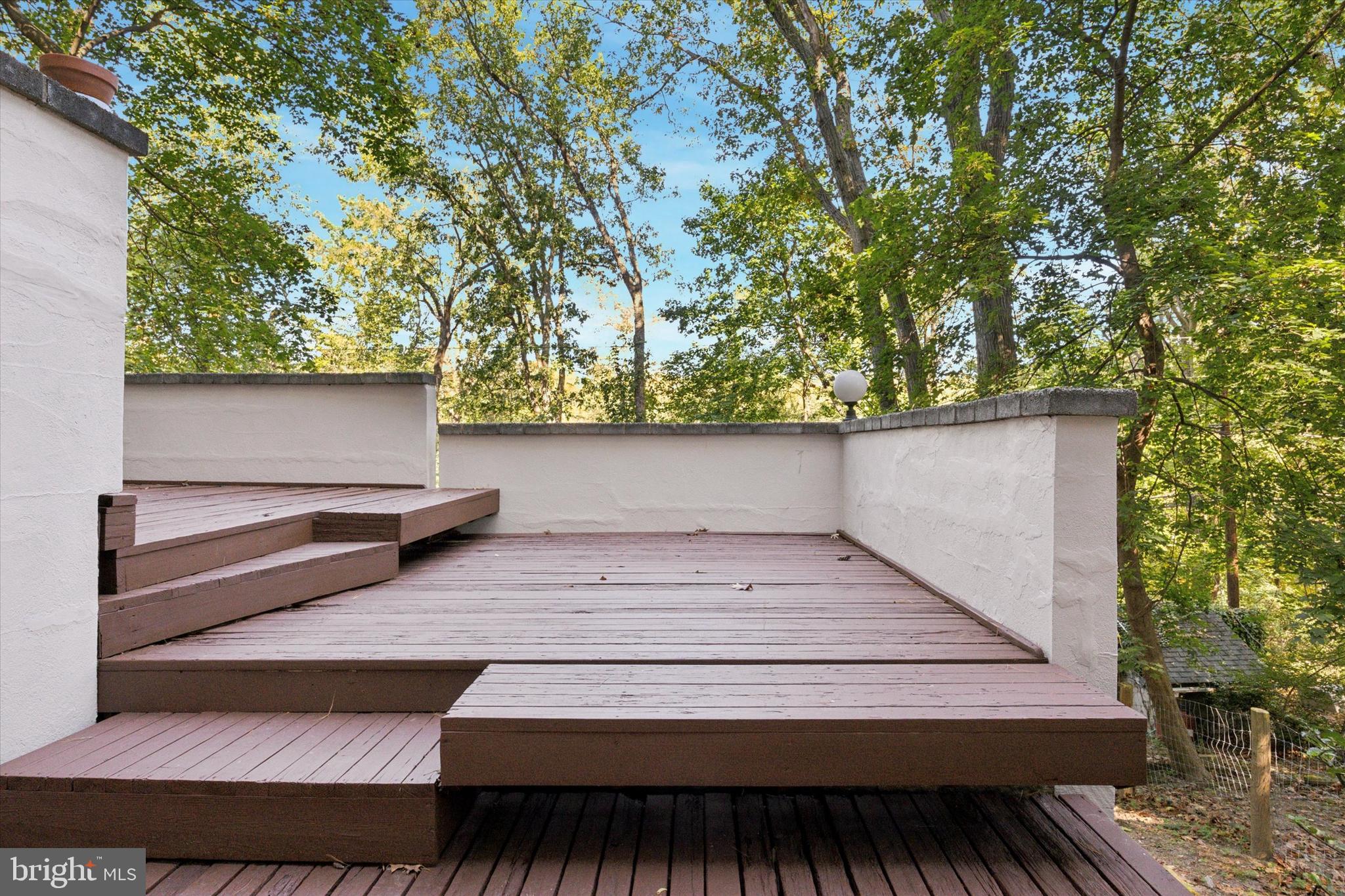 1430 Hopeland Road Wyncote, PA 19095 - Photo 34 of 37 a view of backyard with wooden floor and fence