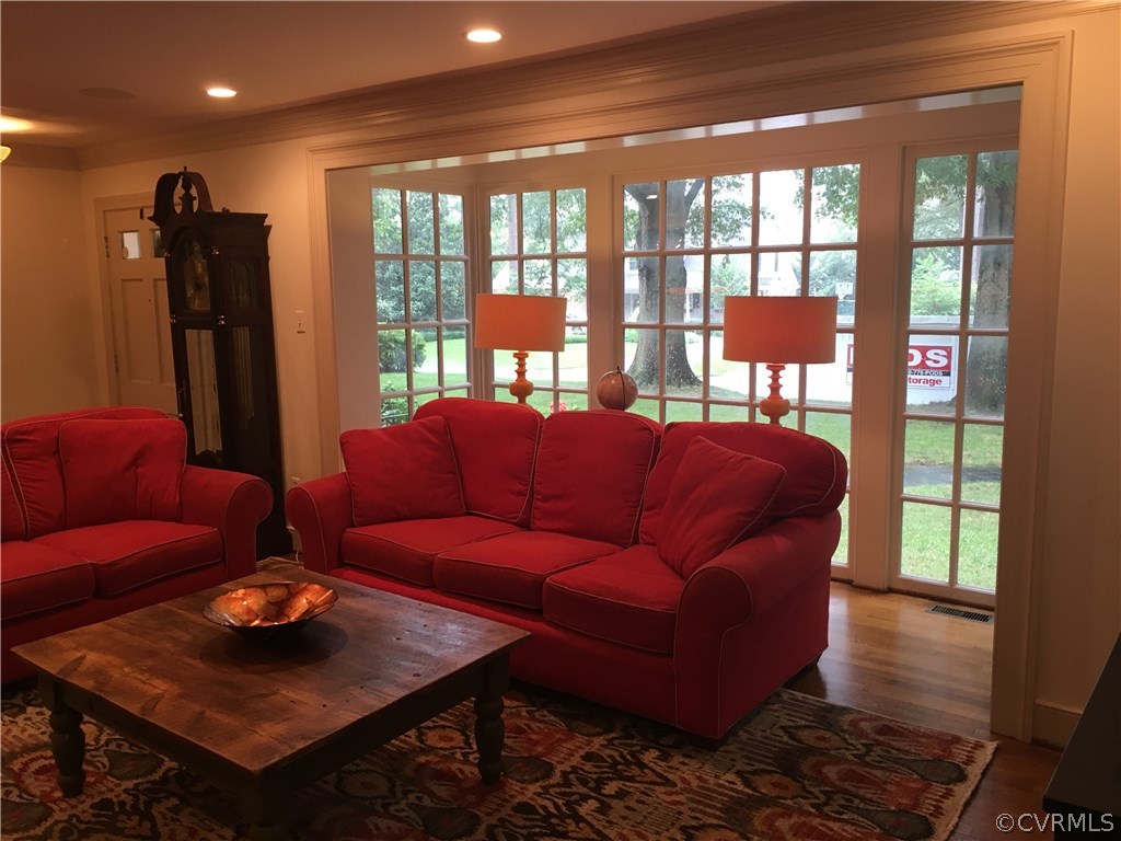 300 Ralston Road Henrico, VA 23229 - Photo 2 of 14 a living room with furniture and a floor to ceiling window