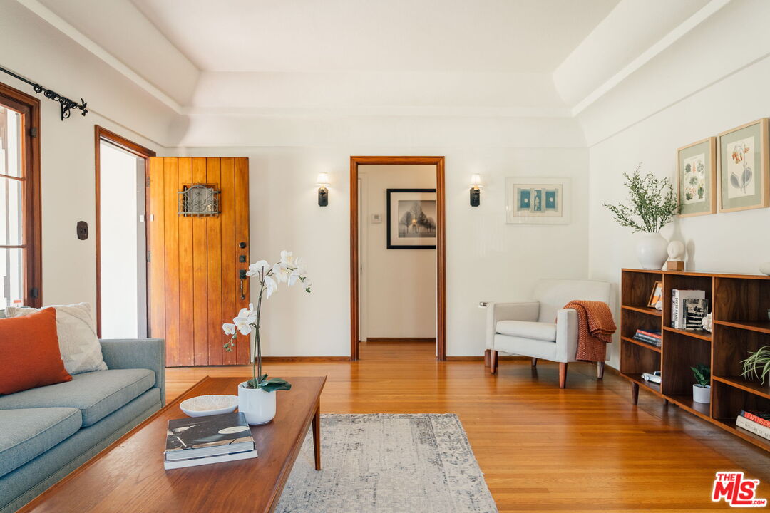 2101 Lambert Drive Pasadena, CA 91107 - Photo 9 of 48 a living room with furniture and wooden floor