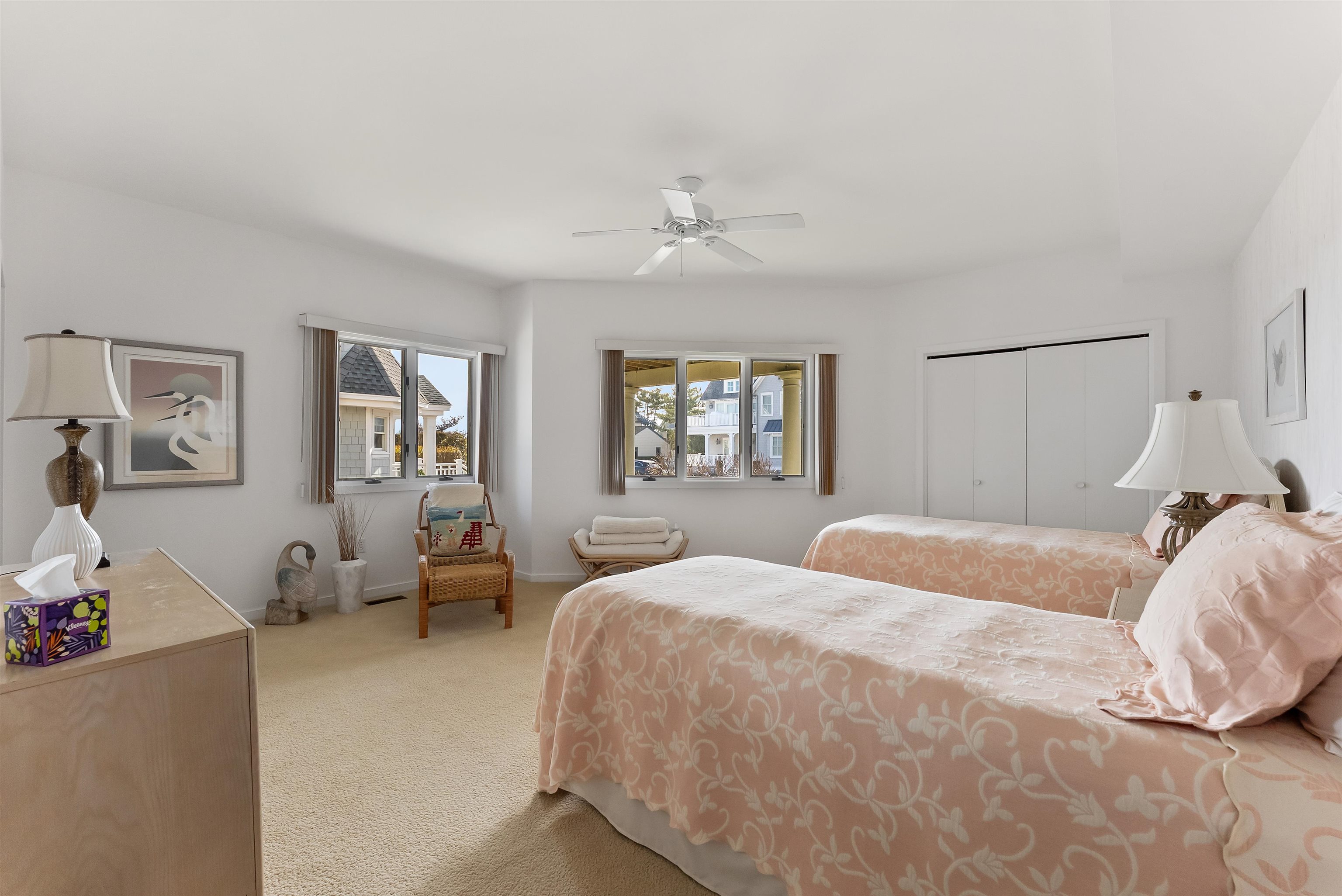 177 71st Street Avalon, NJ 08202 - Photo 25 of 44 a bedroom with a bed couch and window