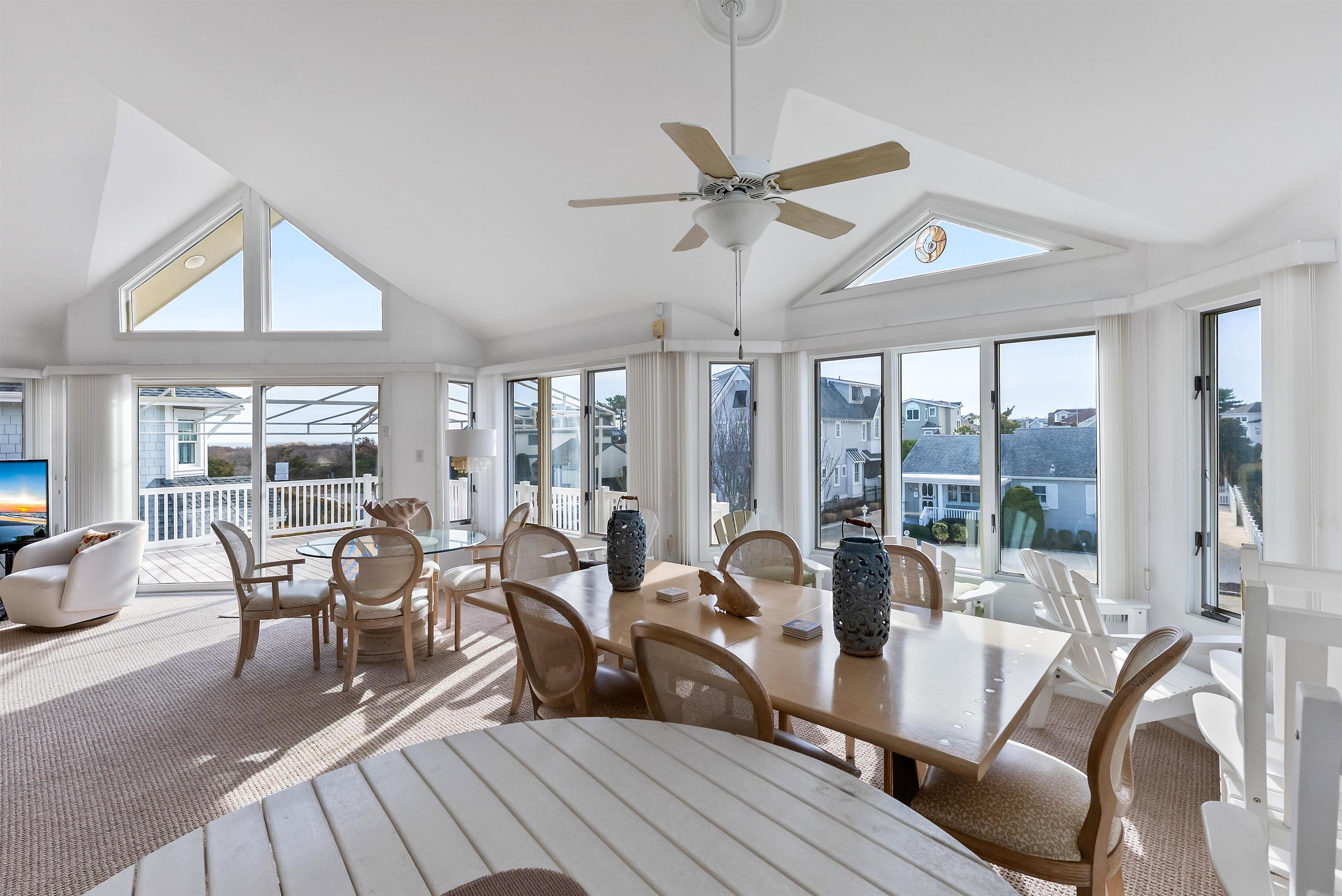 177 71st Street Avalon, NJ 08202 - Photo 33 of 44 a view of a dining room with furniture window and outside view