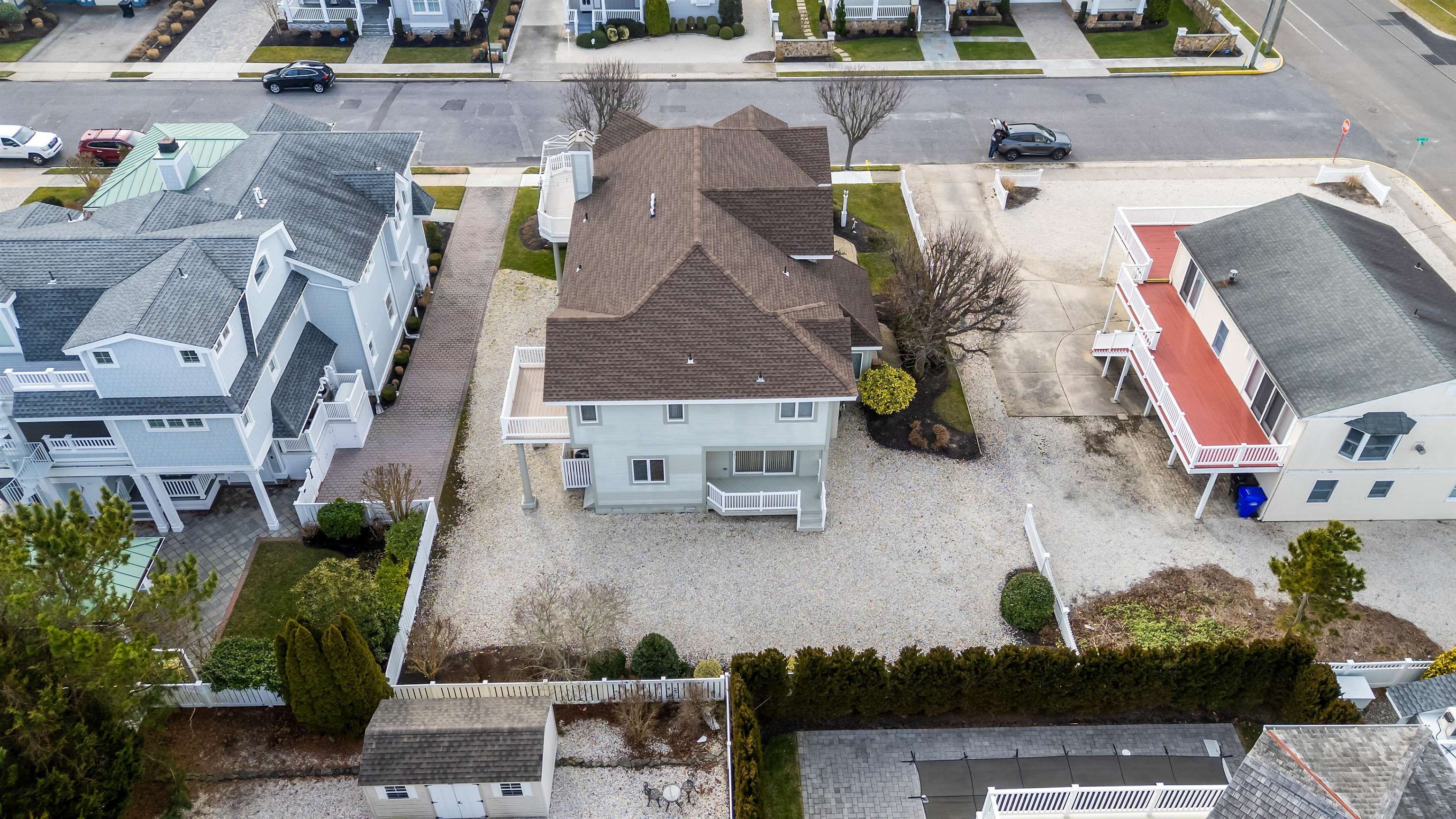 177 71st Street Avalon, NJ 08202 - Photo 7 of 44 an aerial view of houses with outdoor space