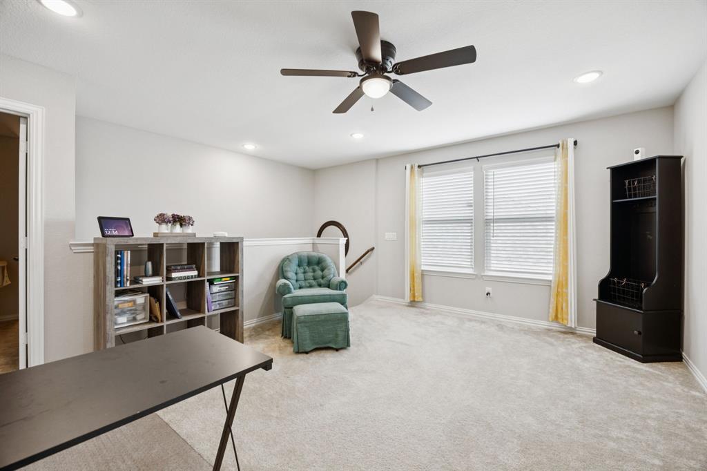 2448 Jack Rabbit Way Northlake, TX 76247 - Photo 28 of 40 a view of workspace with a window and furniture