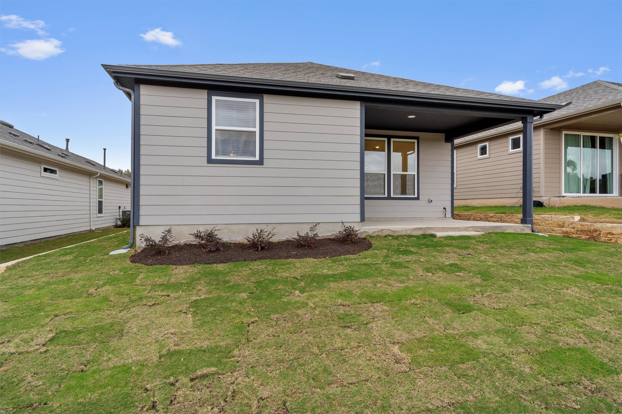 310 Livewater Lane Georgetown, TX 78633 - Photo 31 of 33 a backyard of a house with lots of green space