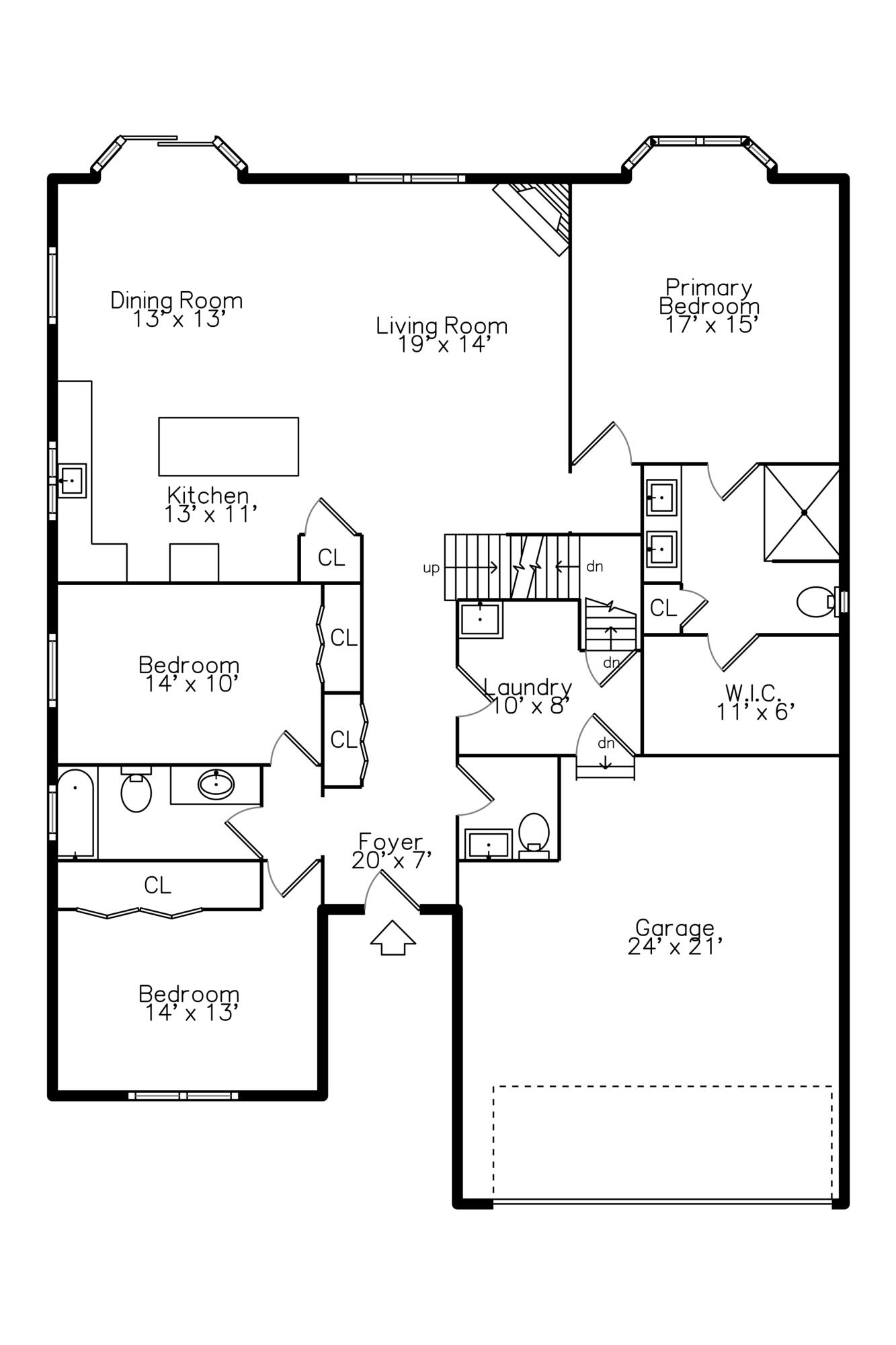 19360 Newburgh Road Livonia, MI 48152 - Photo 39 of 41 Floorplan- Main Floor